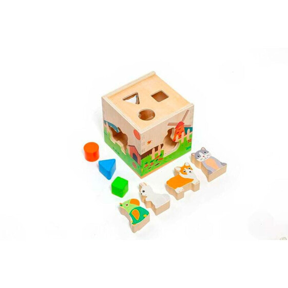 Игрушка кубический набор Molto Cube With Wooden Encaxables 8 шт.