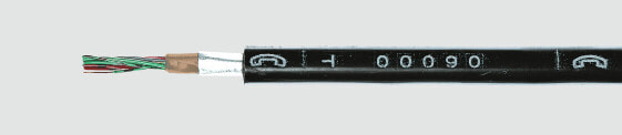 Helukabel 34030 Telefonkabel A-2YF(L)2Y 8 x 0.80 mm² Schwarz 100 m