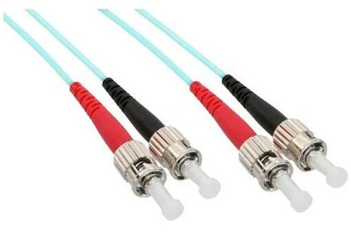InLine Fiber Optical Duplex Cable ST/ST 50/125µm OM3 2m