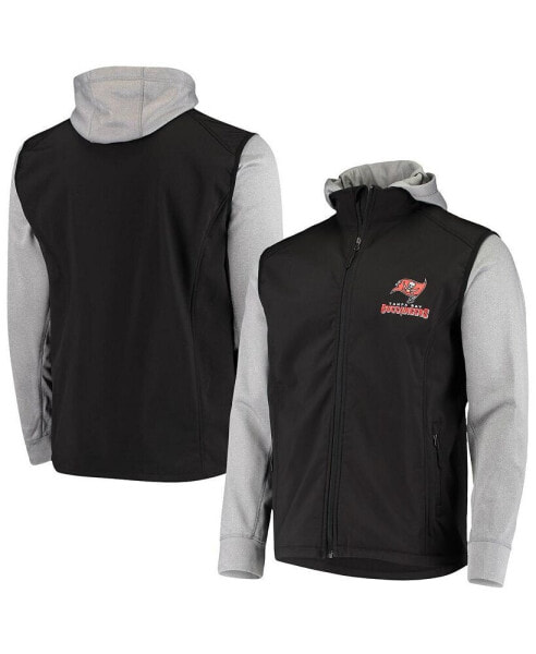 Men's Black, Gray Tampa Bay Buccaneers Alpha Full-Zip Jacket