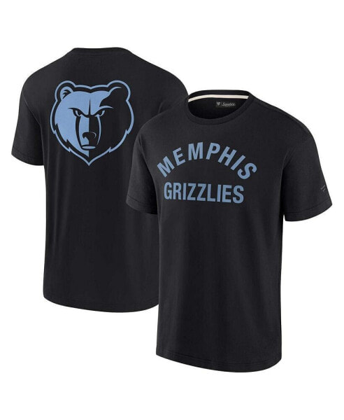 Men's and Women's Black Memphis Grizzlies Super Soft T-shirt