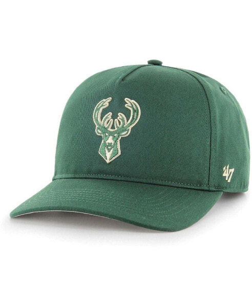 Men's Hunter Green Milwaukee Bucks Hitch Snapback Hat