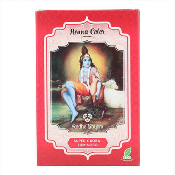Radhe Shyam	Henna Color Mahogany Хна для покраски волос, оттенок красное дерево  100 г