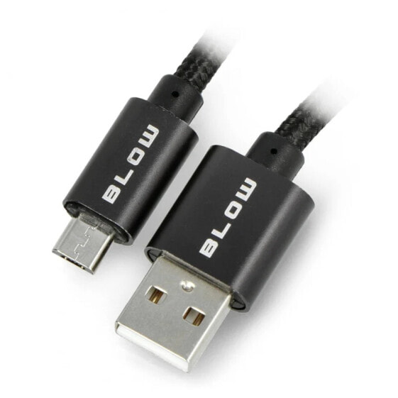 USB-MicroUSB cable - fabric braided - 1,5m