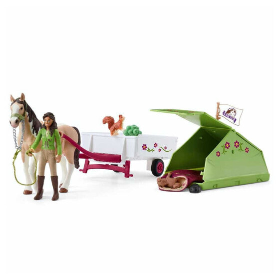 Фигурка SCHLEICH Horse Club Sarah's Camping Adventure (Приключение Сары на кемпинге)