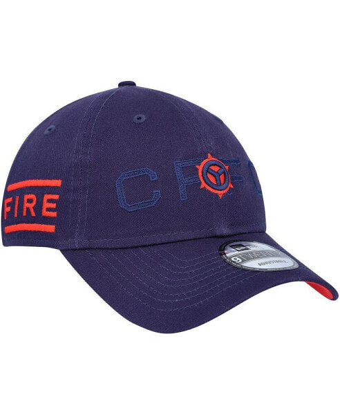 Men's Navy Chicago Fire Kick Off 9TWENTY Adjustable Hat
