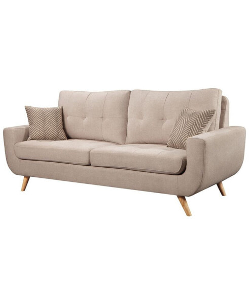 Paige 85.8" Stain-Resistant Fabric Sofa