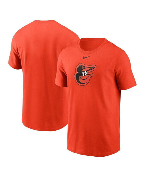 Men's Orange Baltimore Orioles Fuse Logo T-Shirt