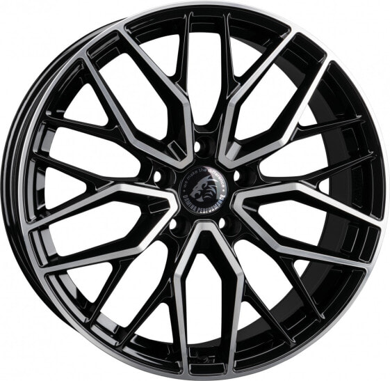 Damina Performance DM20 black polished 8.5x19 ET45 - LK5/112 ML66.6