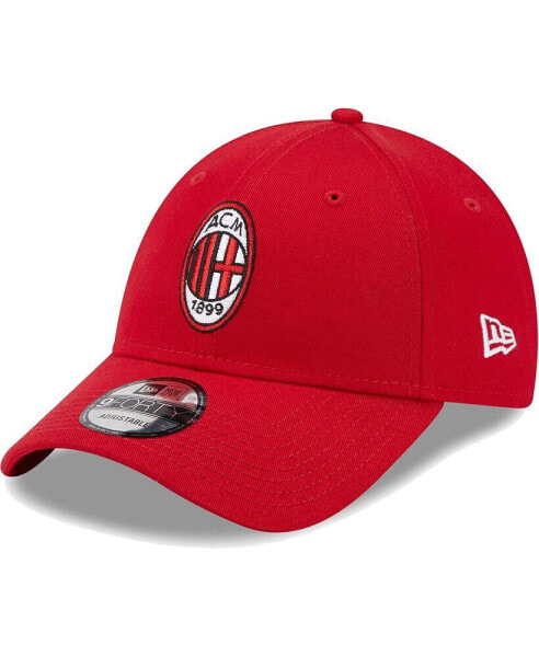 Men's Red AC Milan Core 9FORTY Adjustable Hat