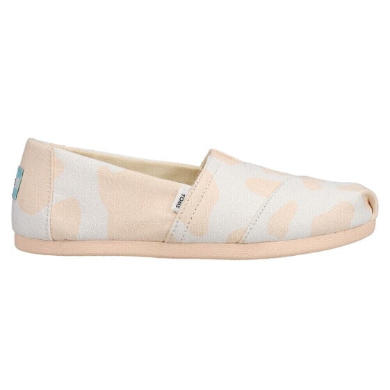 TOMS Alpargata Slip On Womens Pink Flats Casual 10018864T