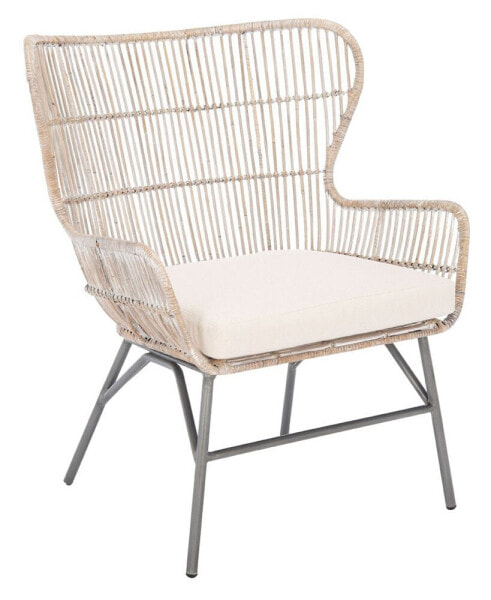 Lenu Rattan Accent Chair with Cushion