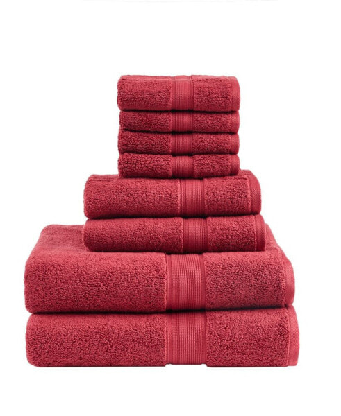 Solid 800GSM Cotton 8-Pc. Bath Towel Set