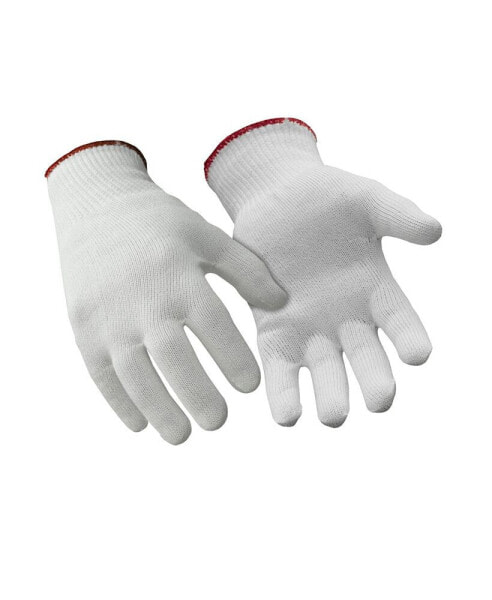 Men's Moisture Wicking Thermax Gloves Liners White (Pack of 12 Pairs)