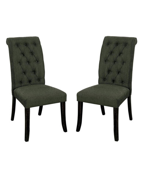 Landon Tufted Upholstered Side Chair (Set of 2)