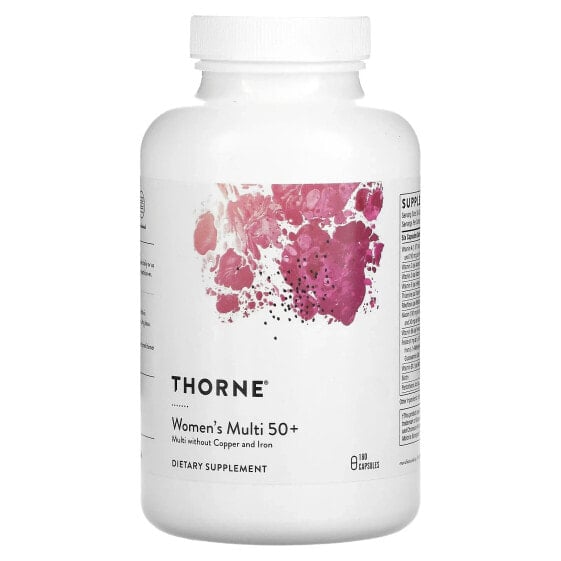 Витамины женские Thorne Women's Multi 50+, 180 капсул