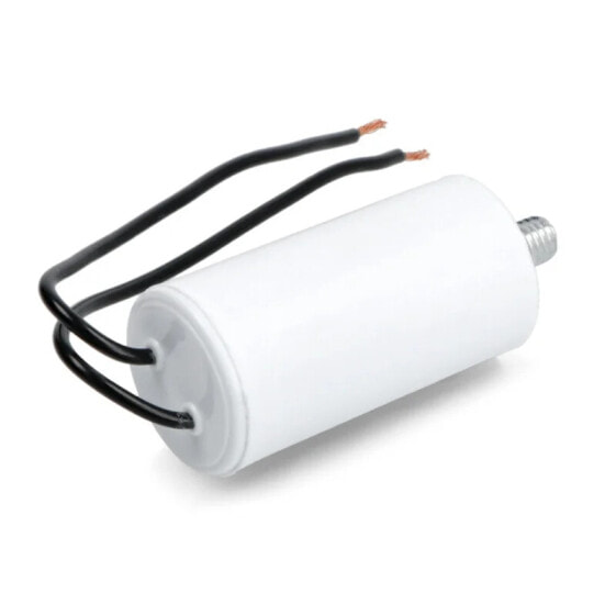 Motor capacitor 1uF / 450V 30x58mm with wires