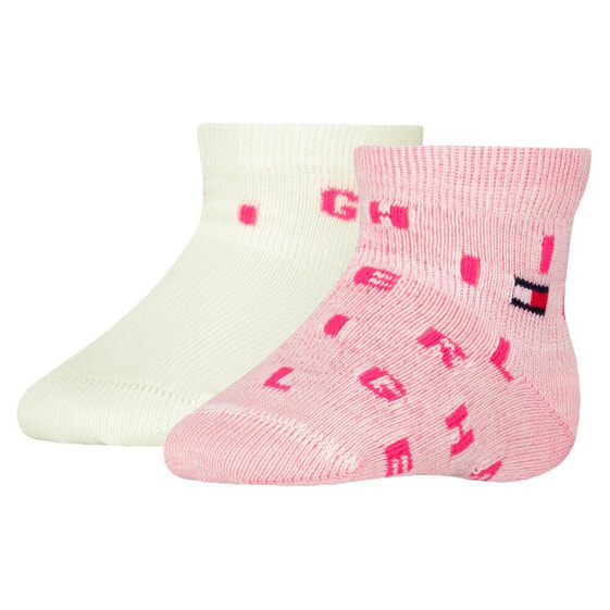 TOMMY HILFIGER Aop Letter socks 2 pairs