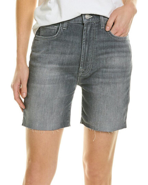 7 For All Mankind Calendula Bike Short Women's Grey 23