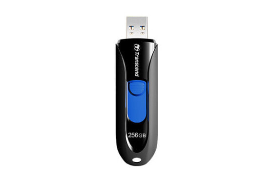 Transcend JetFlash 790 256GB Black, 256 GB, USB Type-A, 3.2 Gen 1 (3.1 Gen 1), Capless, 19 g, Black