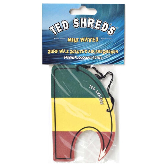 ULU Lagoon/Ted Shred Rasta Mini Waves Air Freshener