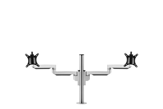 Bakker Filex Galaxy Modular Dual - Clamp/Bolt-through - 24 kg - 75 x 75 mm - 100 x 100 mm - Height adjustment - Black - Silver