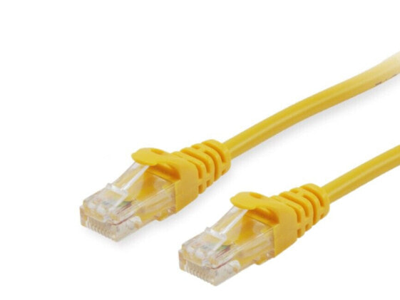 Equip Cat.6A U/UTP Patch Cable - 15m - Yellow - 15 m - Cat6a - U/UTP (UTP) - RJ-45 - RJ-45