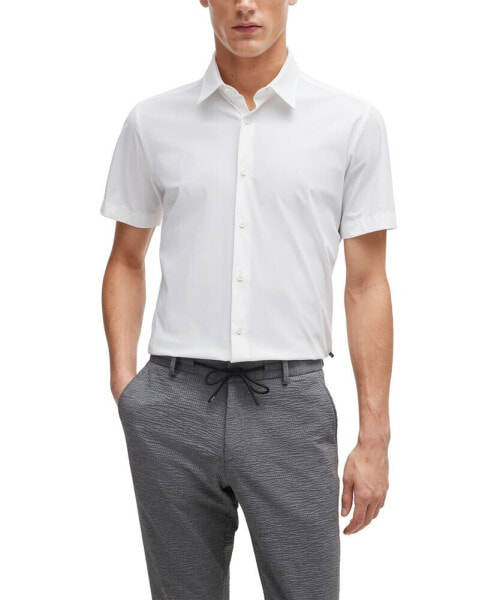 Men's Performance-Stretch Slim-Fit Dress Shirt