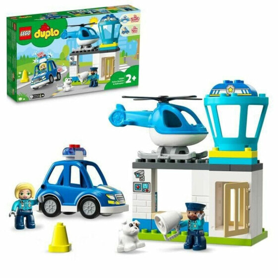 Игровой набор Lego Полицейская станция и Полицейский вертолет 40 Предметов