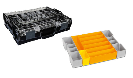 BS-Systems L-BOXX-Set 102 Deckel transparent mit Insetboxen-Set F3