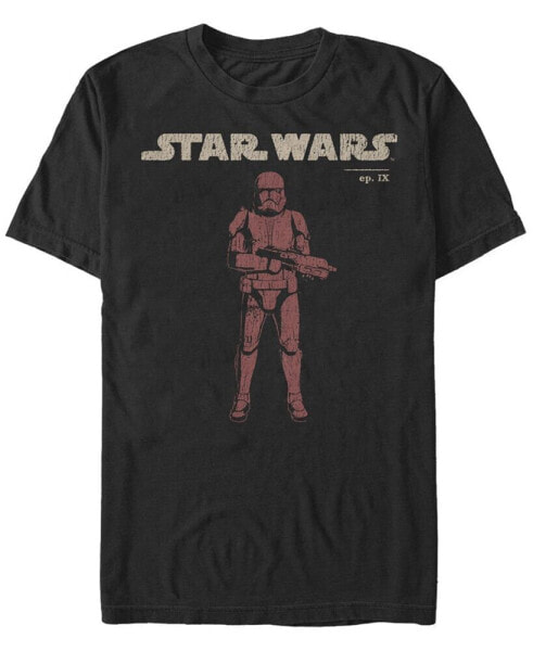 Star Wars Men's Episode IX Distressed Red Trooper T-shirt