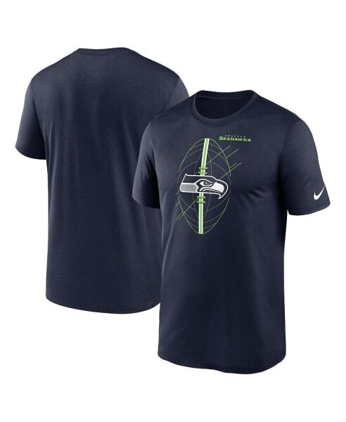 Men's College Navy Seattle Seahawks Legend Icon Performance T-shirt