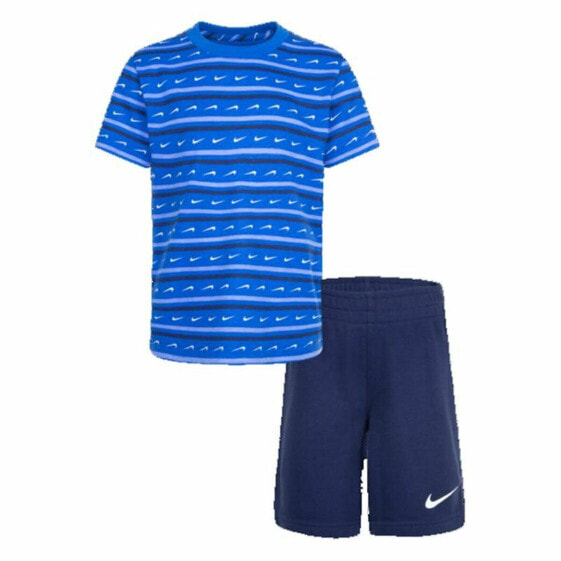 Спортивный костюм Nike Swoosh Stripe для детей Синий