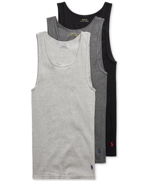 Men's Classic-Fit Tank Top, 3-Pack