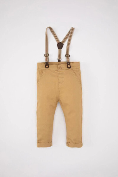 Erkek Bebek Düz Paça Gabardin Pantolon Pantolon Askısı 2li Takım B9246a524sp