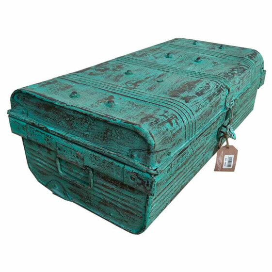 Decorative suitcase Alexandra House Living Green Iron Traditional style 33 x 23 x 61 cm