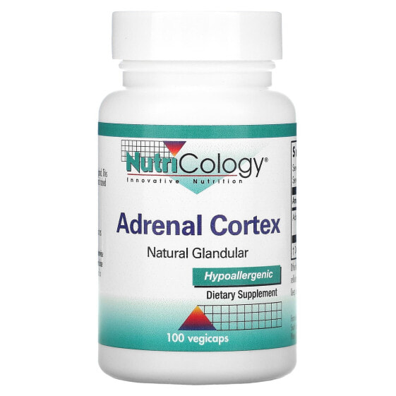 Adrenal Cortex, Natural Glandular, 100 Vegicaps