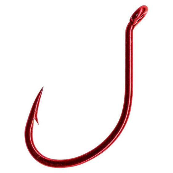 MUSTAD Red Dropshot Single Eyed Hook