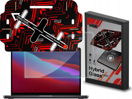 Filtr GrizzGlass Szkło hybrydowe GrizzGlass HybridGlass Easy do Apple MacBook Pro 13" 2020