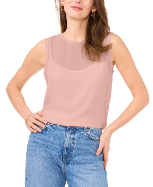 Women's Layered Sleeveless Top