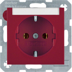 Berker 47508902 - Type F - Red - 250 V - 16 A - 50/60 Hz