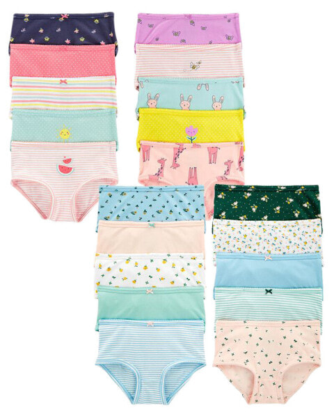 Kid 20-Pack Stretch Cotton Underwear 10-12