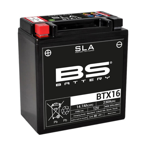 BS BATTERY SLA BTX16 Battery 12V