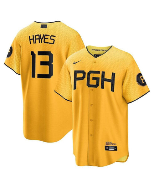 Men's Ke'Bryan Hayes Gold Pittsburgh Pirates 2023 City Connect Replica Player Jersey