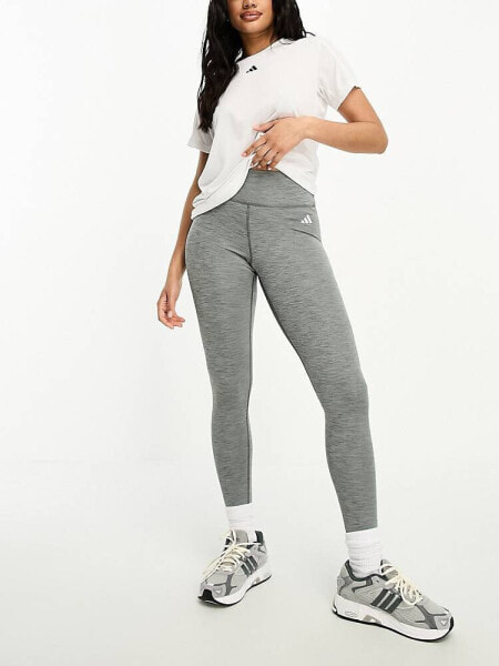 adidas Training essential 7/8 leggings in grey