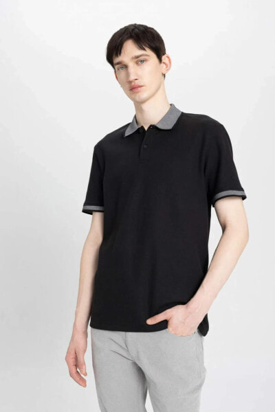 New Regular Fit Kısa Kollu Polo Tişört