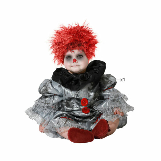 Карнавальный костюм для малышей Shico Паяц Серый 24 месяца (2 предмета)