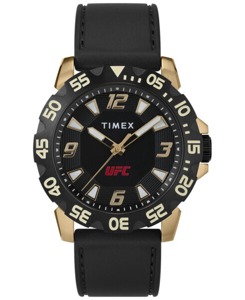 UFC Men's Champ Digital Black Silicone Watch, 42mm