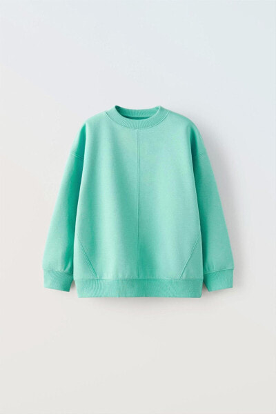 Basic plush sweatshirt