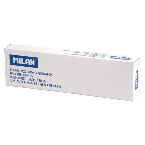 Ручка синих чернил MILAN Box 50 Blue P1 Touch Refills